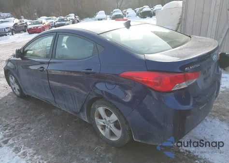 2013 Hyundai Elantra Gls z USA, uszkodzony, nr VIN 5NPDH4AE2DH392354